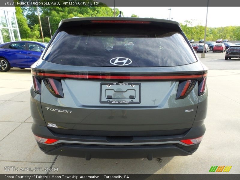 Amazon Gray / Black 2023 Hyundai Tucson SEL AWD