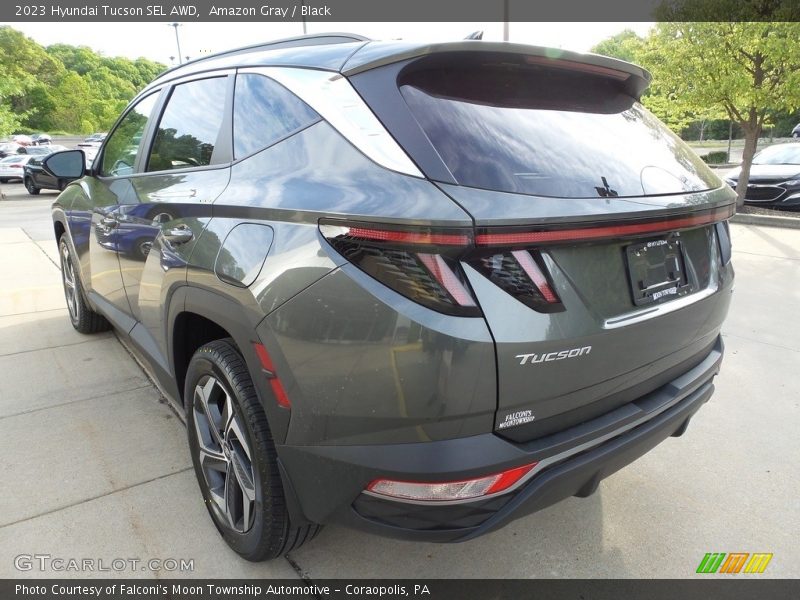 Amazon Gray / Black 2023 Hyundai Tucson SEL AWD