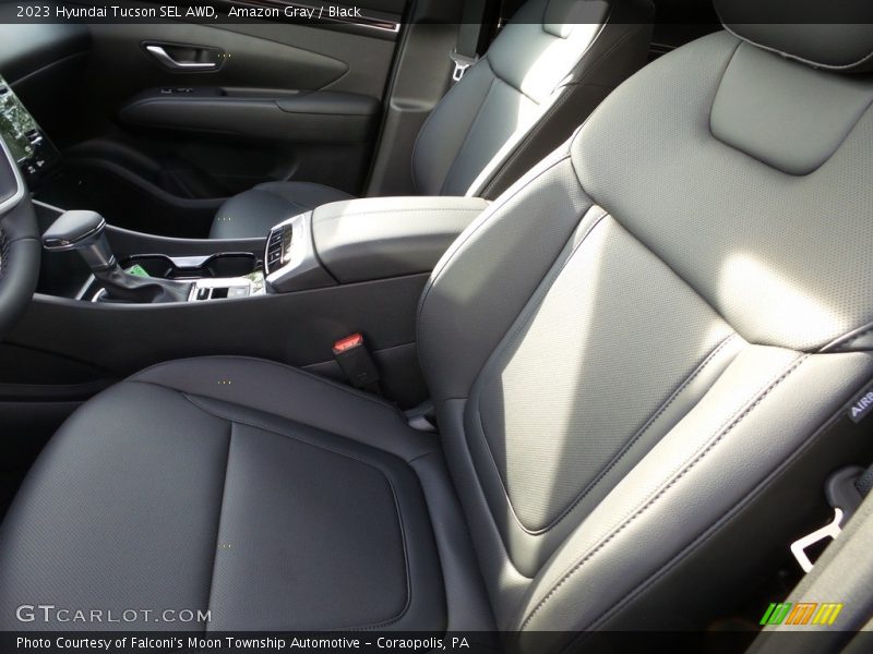 Amazon Gray / Black 2023 Hyundai Tucson SEL AWD