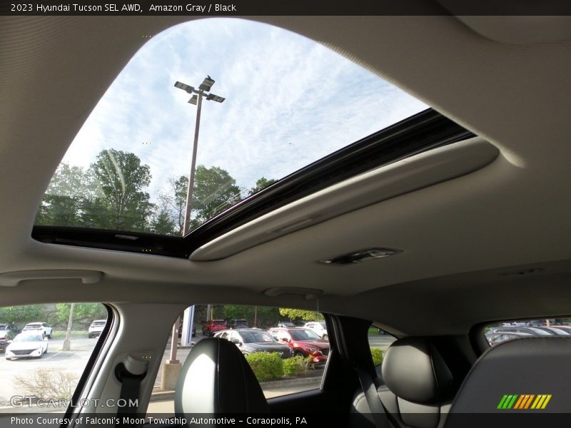 Sunroof of 2023 Tucson SEL AWD