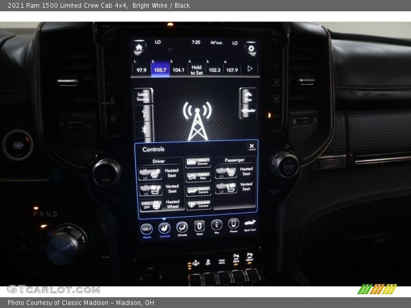 Bright White / Black 2021 Ram 1500 Limited Crew Cab 4x4