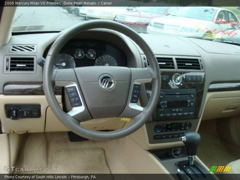 Dune Pearl Metallic / Camel 2006 Mercury Milan V6 Premier
