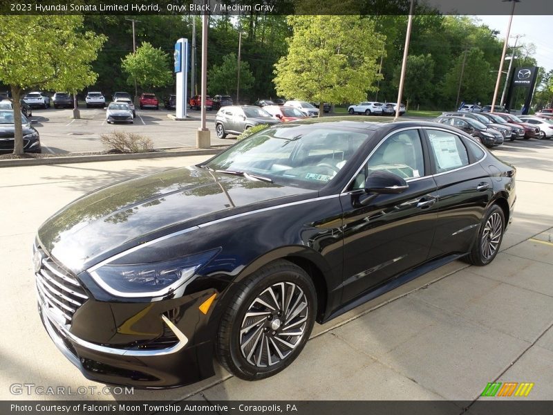 Onyx Black / Medium Gray 2023 Hyundai Sonata Limited Hybrid