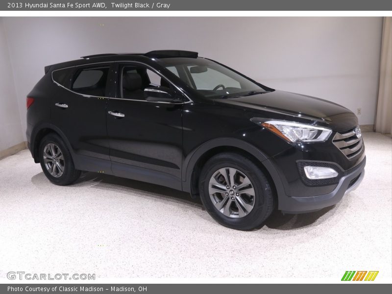 Twilight Black / Gray 2013 Hyundai Santa Fe Sport AWD