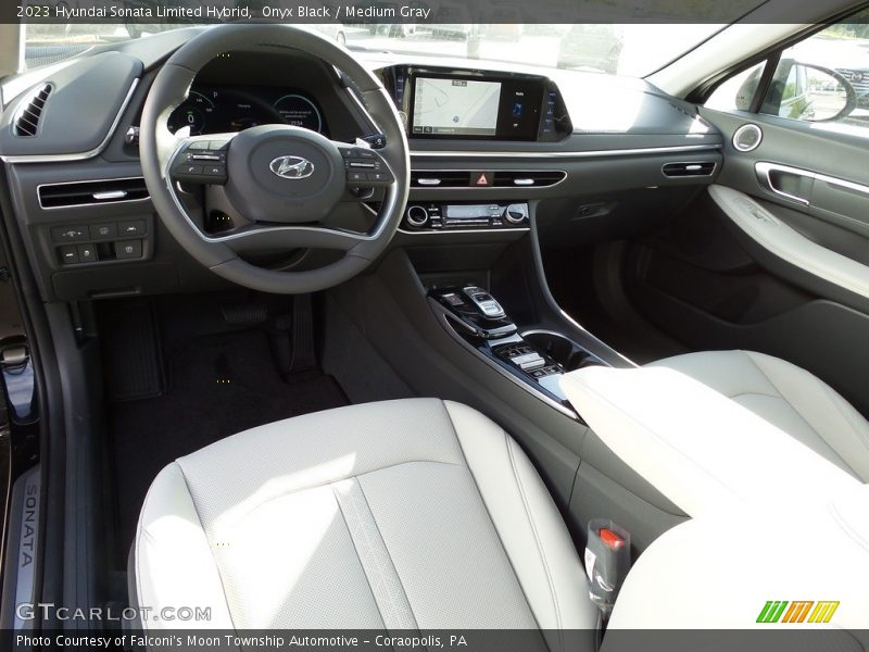  2023 Sonata Limited Hybrid Medium Gray Interior