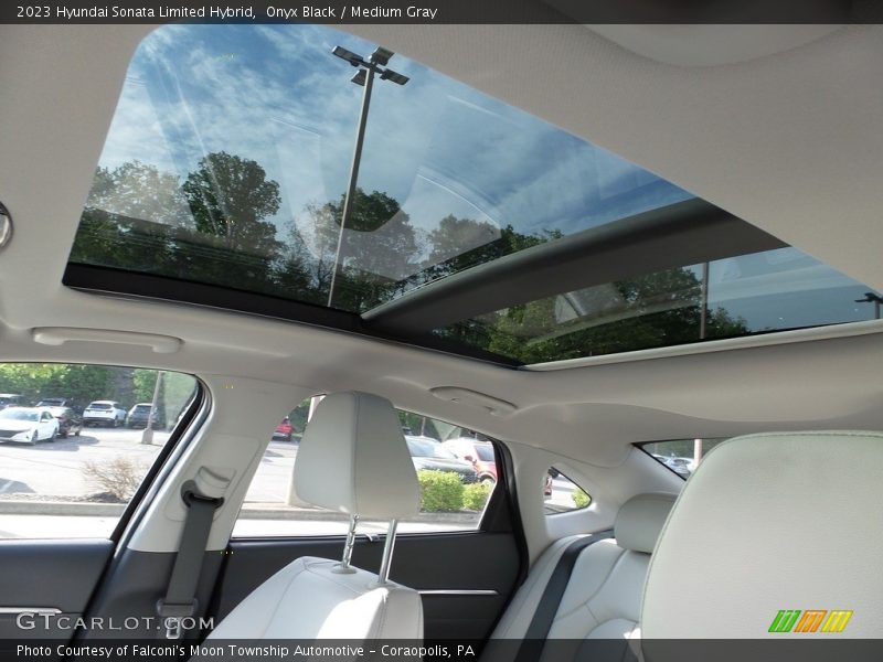 Sunroof of 2023 Sonata Limited Hybrid