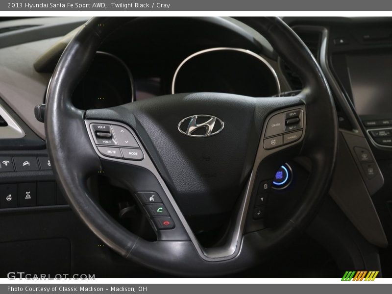 Twilight Black / Gray 2013 Hyundai Santa Fe Sport AWD