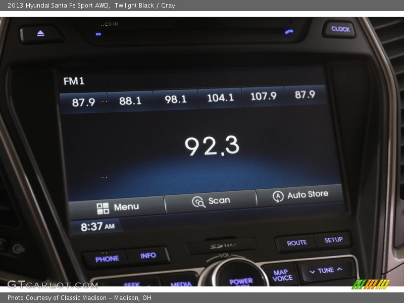 Twilight Black / Gray 2013 Hyundai Santa Fe Sport AWD