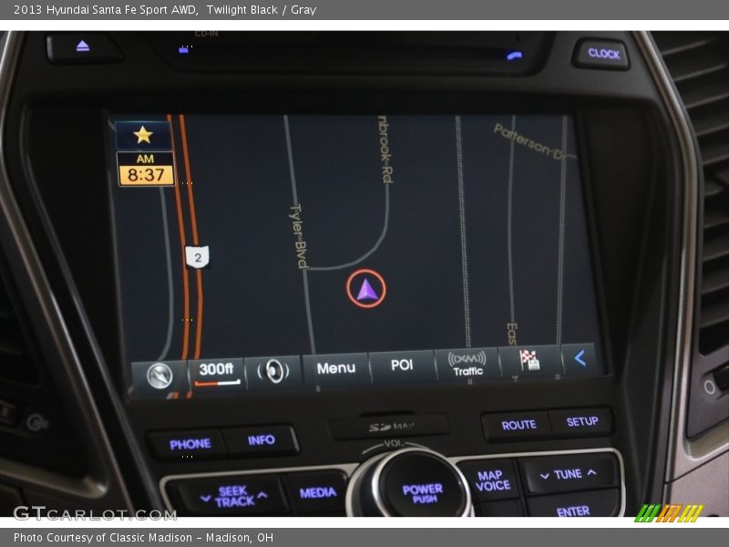 Twilight Black / Gray 2013 Hyundai Santa Fe Sport AWD