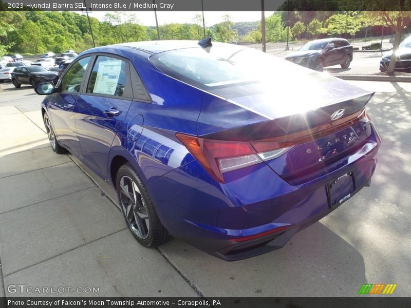 Intense Blue / Medium Gray 2023 Hyundai Elantra SEL