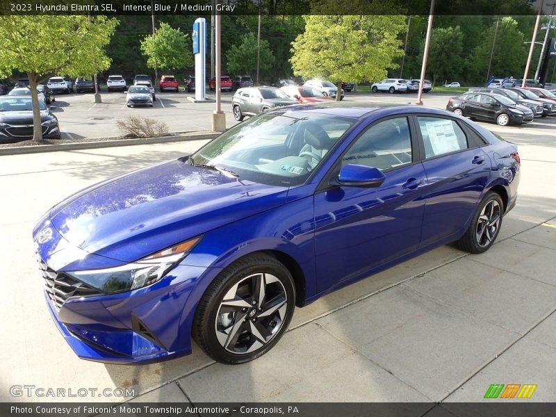 Intense Blue / Medium Gray 2023 Hyundai Elantra SEL