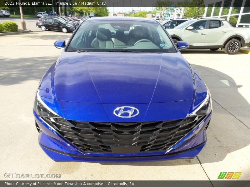 Intense Blue / Medium Gray 2023 Hyundai Elantra SEL
