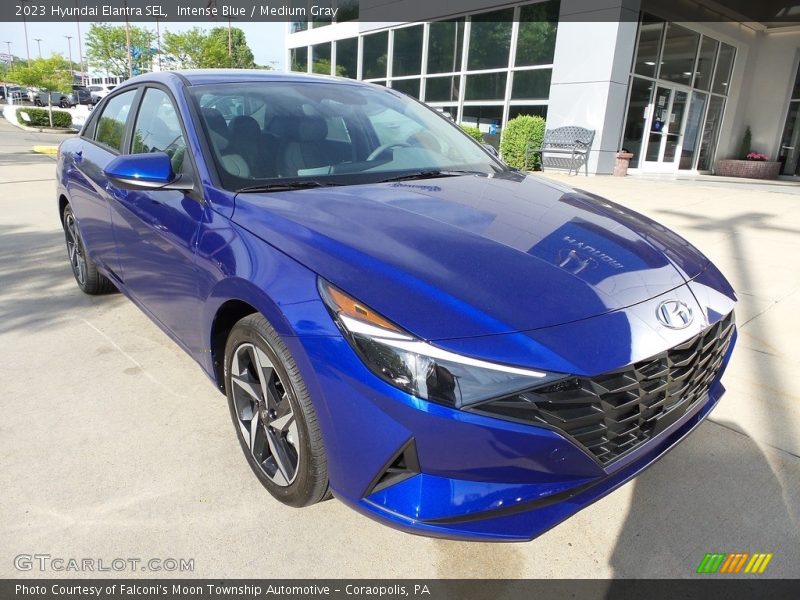 Intense Blue / Medium Gray 2023 Hyundai Elantra SEL