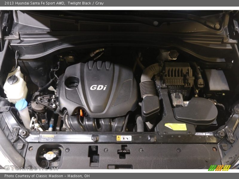 Twilight Black / Gray 2013 Hyundai Santa Fe Sport AWD