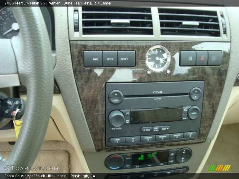 Dune Pearl Metallic / Camel 2006 Mercury Milan V6 Premier