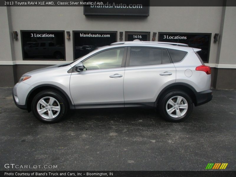 Classic Silver Metallic / Ash 2013 Toyota RAV4 XLE AWD