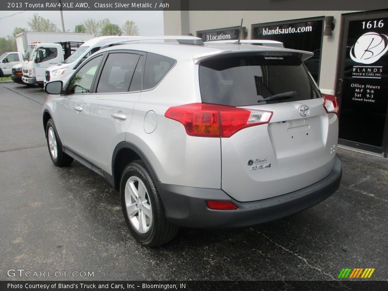 Classic Silver Metallic / Ash 2013 Toyota RAV4 XLE AWD