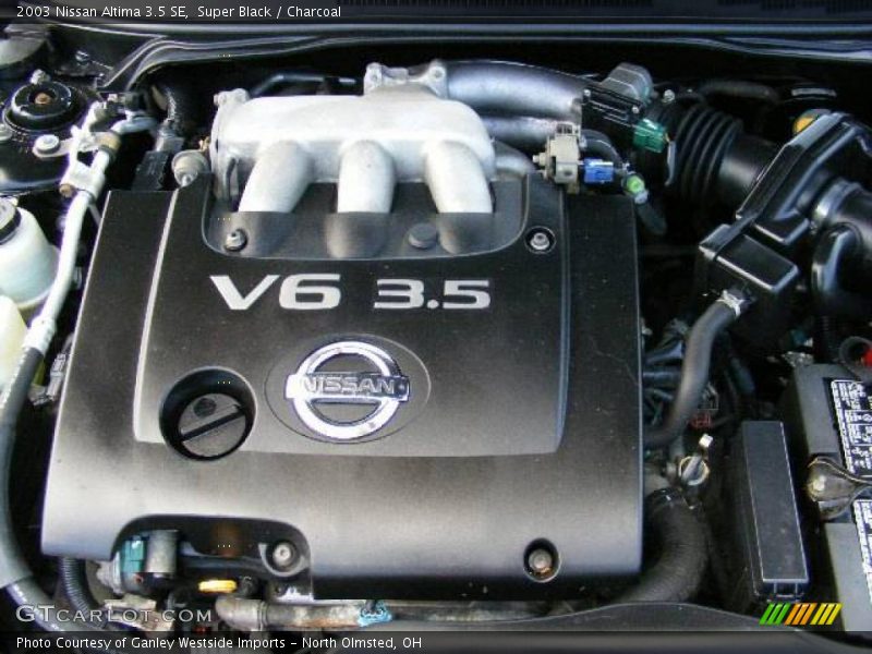 Super Black / Charcoal 2003 Nissan Altima 3.5 SE