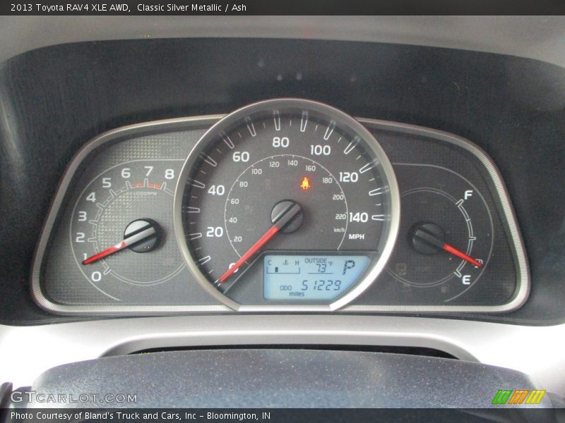 Classic Silver Metallic / Ash 2013 Toyota RAV4 XLE AWD