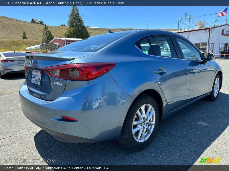 Blue Reflex Mica / Black 2014 Mazda MAZDA3 i Grand Touring 4 Door