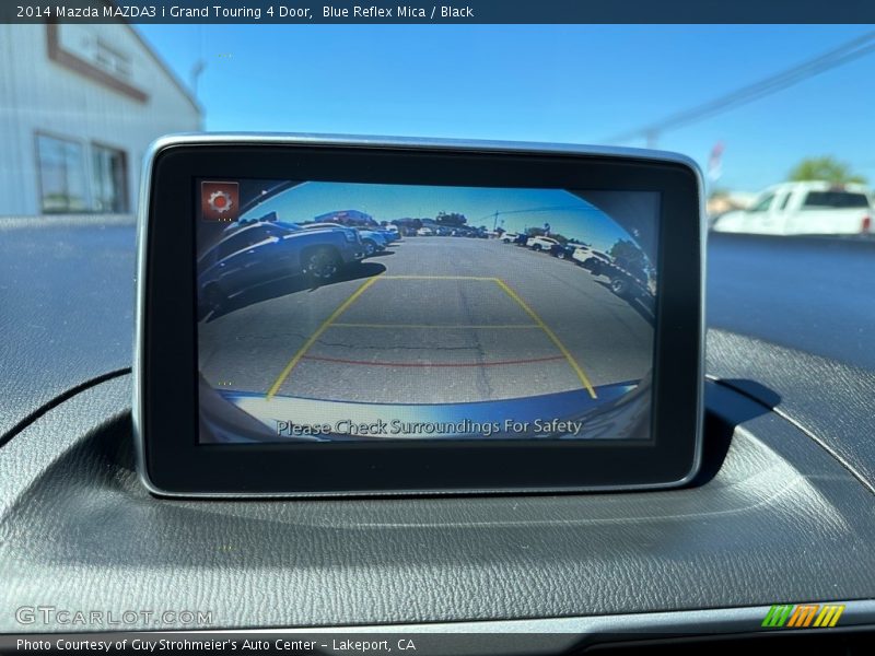 Blue Reflex Mica / Black 2014 Mazda MAZDA3 i Grand Touring 4 Door