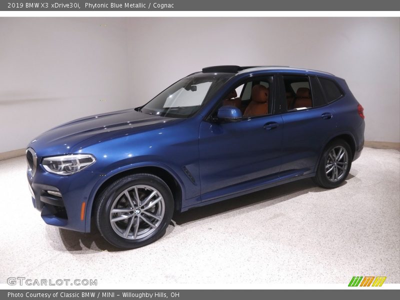 Phytonic Blue Metallic / Cognac 2019 BMW X3 xDrive30i