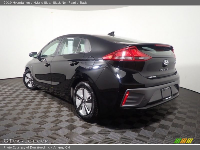 Black Noir Pearl / Black 2019 Hyundai Ioniq Hybrid Blue