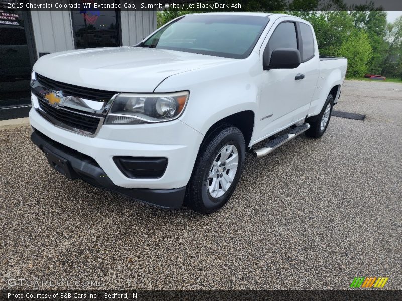 Summit White / Jet Black/Dark Ash 2015 Chevrolet Colorado WT Extended Cab
