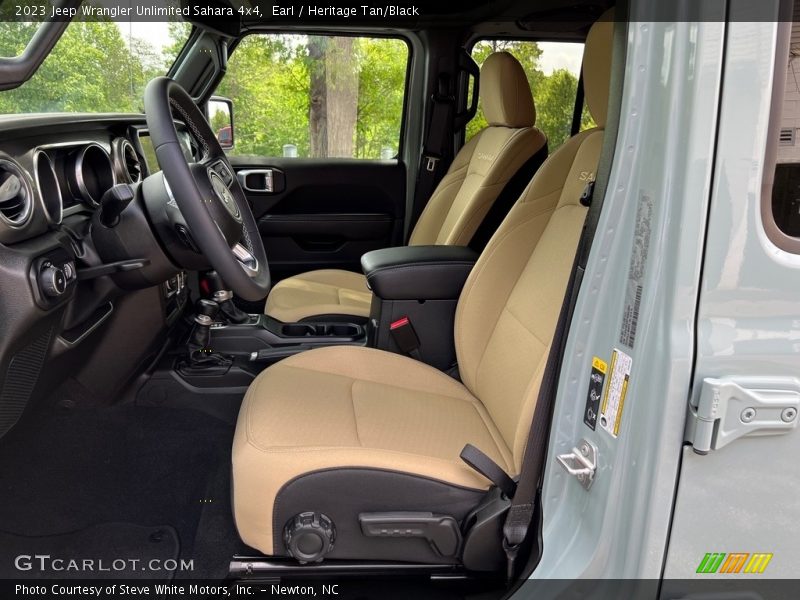 Front Seat of 2023 Wrangler Unlimited Sahara 4x4
