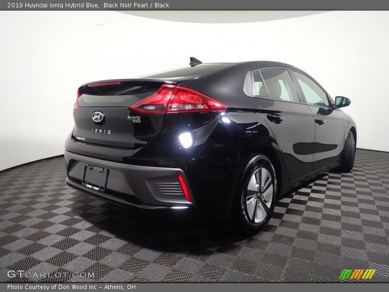 Black Noir Pearl / Black 2019 Hyundai Ioniq Hybrid Blue