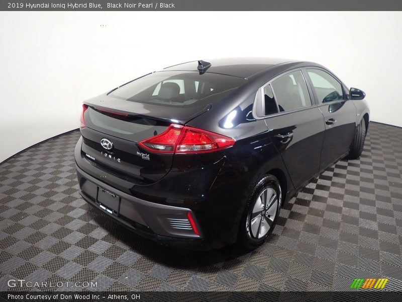 Black Noir Pearl / Black 2019 Hyundai Ioniq Hybrid Blue
