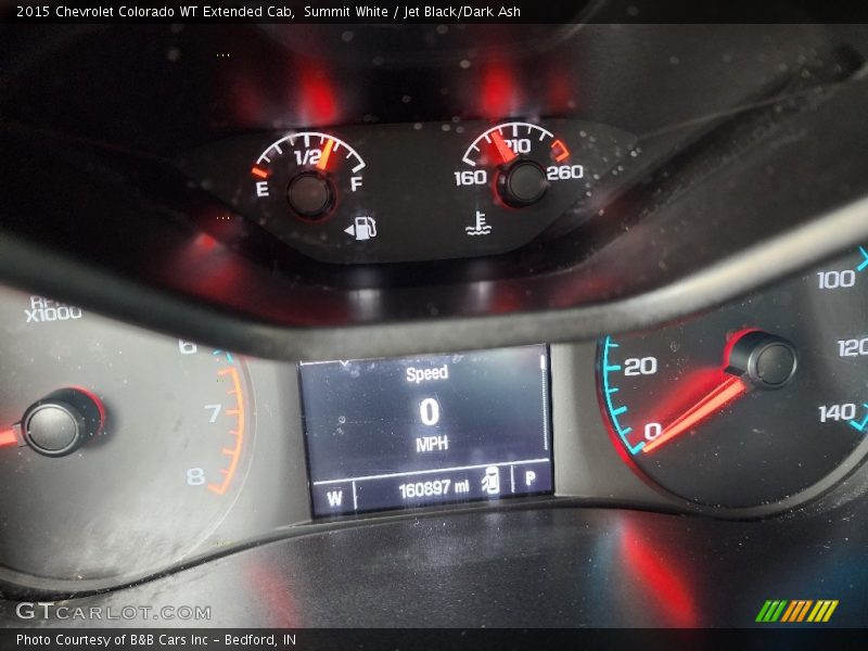 Summit White / Jet Black/Dark Ash 2015 Chevrolet Colorado WT Extended Cab