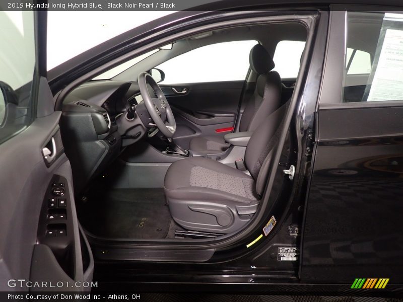 Black Noir Pearl / Black 2019 Hyundai Ioniq Hybrid Blue