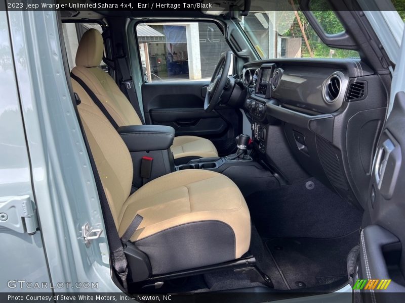 Front Seat of 2023 Wrangler Unlimited Sahara 4x4