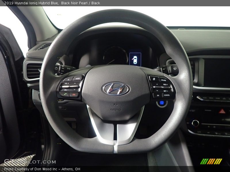 Black Noir Pearl / Black 2019 Hyundai Ioniq Hybrid Blue