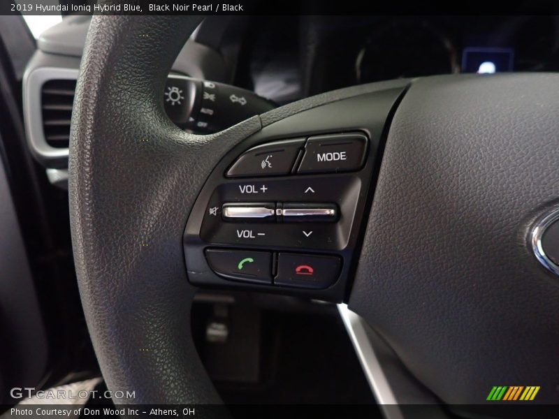 Black Noir Pearl / Black 2019 Hyundai Ioniq Hybrid Blue
