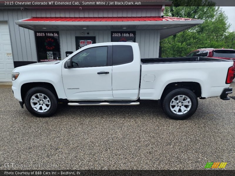 Summit White / Jet Black/Dark Ash 2015 Chevrolet Colorado WT Extended Cab
