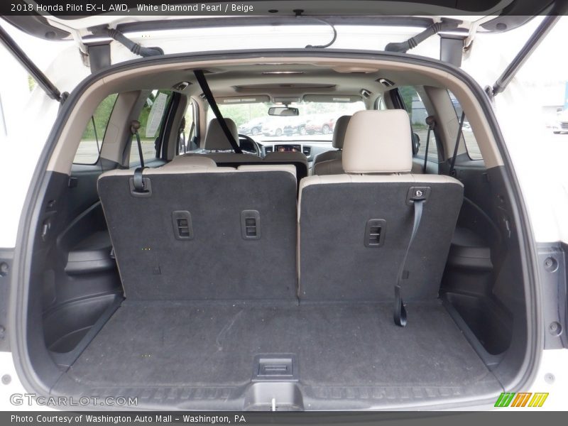  2018 Pilot EX-L AWD Trunk