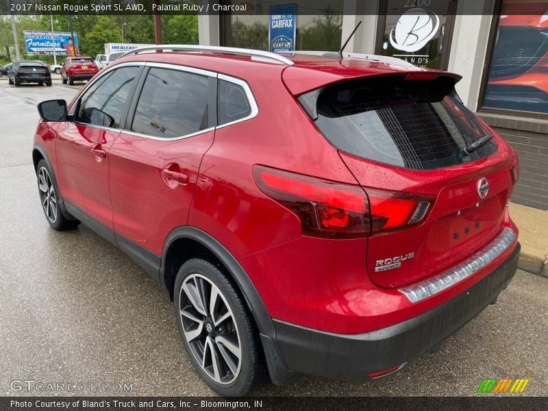 Palatial Ruby / Charcoal 2017 Nissan Rogue Sport SL AWD