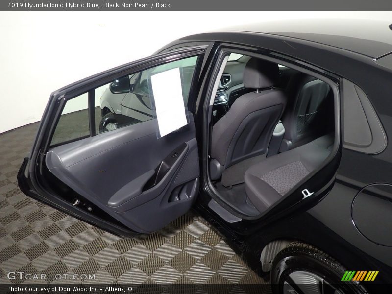 Black Noir Pearl / Black 2019 Hyundai Ioniq Hybrid Blue