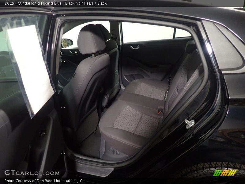 Black Noir Pearl / Black 2019 Hyundai Ioniq Hybrid Blue