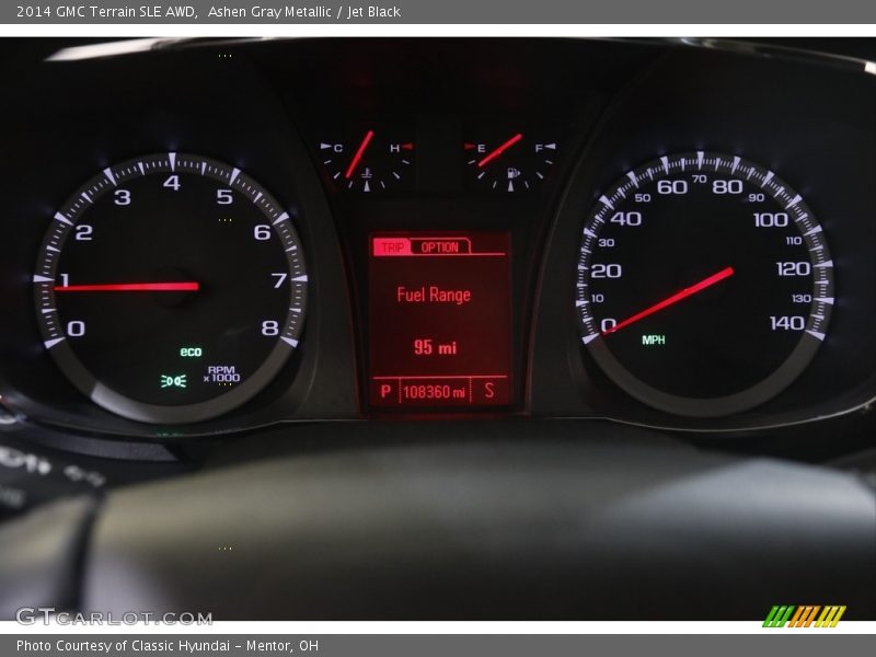 Ashen Gray Metallic / Jet Black 2014 GMC Terrain SLE AWD