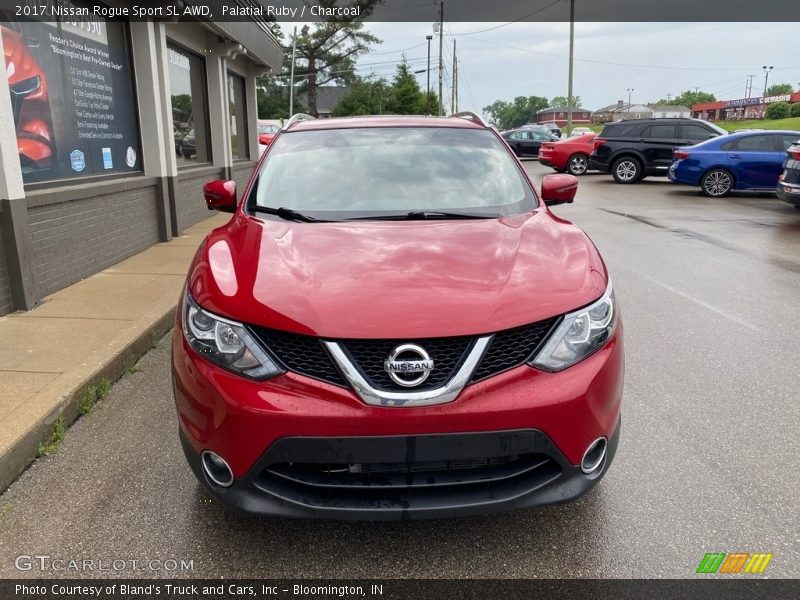 Palatial Ruby / Charcoal 2017 Nissan Rogue Sport SL AWD