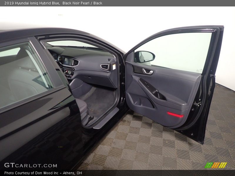 Black Noir Pearl / Black 2019 Hyundai Ioniq Hybrid Blue