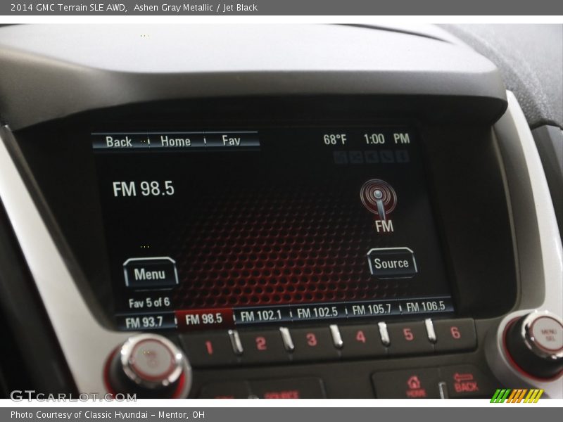 Ashen Gray Metallic / Jet Black 2014 GMC Terrain SLE AWD