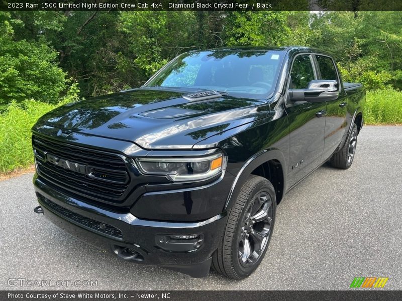 Diamond Black Crystal Pearl / Black 2023 Ram 1500 Limited Night Edition Crew Cab 4x4