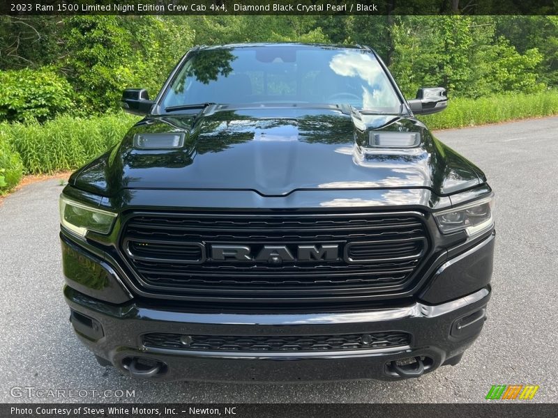 Diamond Black Crystal Pearl / Black 2023 Ram 1500 Limited Night Edition Crew Cab 4x4
