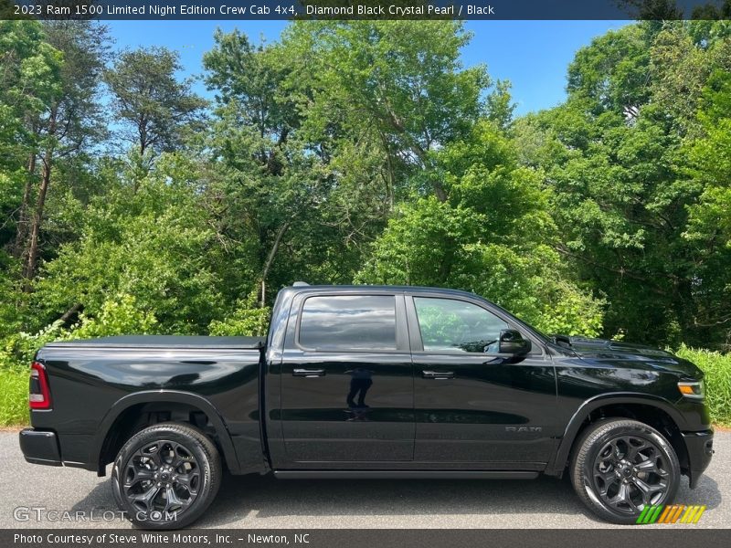  2023 1500 Limited Night Edition Crew Cab 4x4 Diamond Black Crystal Pearl