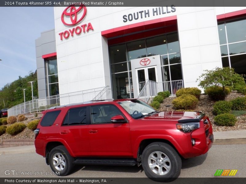 Barcelona Red Metallic / Graphite 2014 Toyota 4Runner SR5 4x4