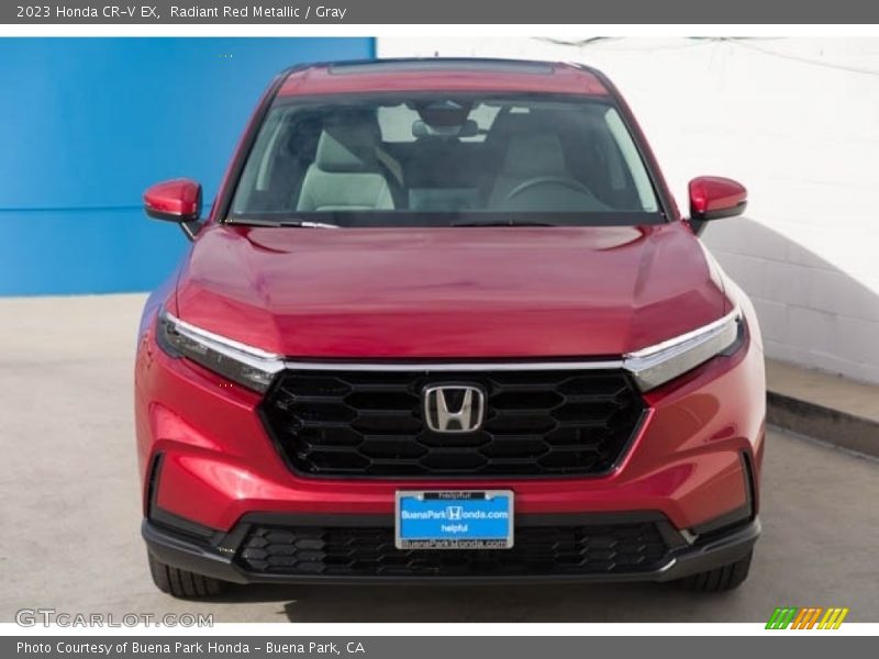 Radiant Red Metallic / Gray 2023 Honda CR-V EX